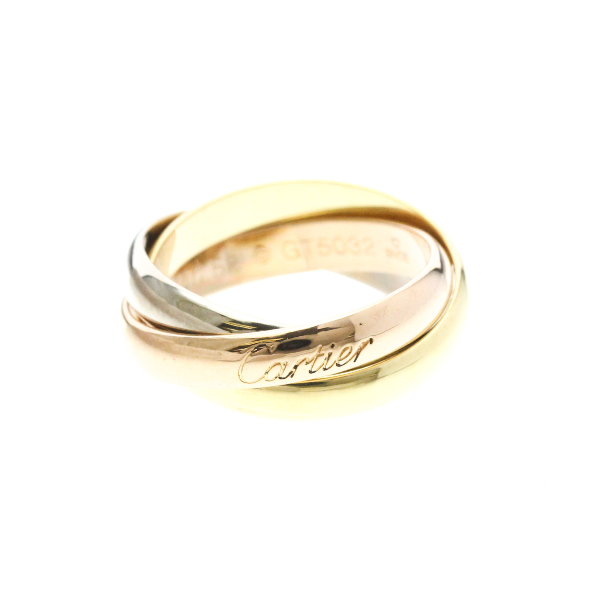 Cartier Trinity Ring Yellow Gold 18kPink Gold 18kWhite Gold 18k Fashi